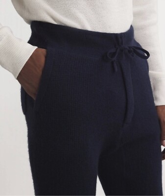 POLO Ralph Lauren waschbare Kaschmir Jogginghose L marine Hose UVP 450£