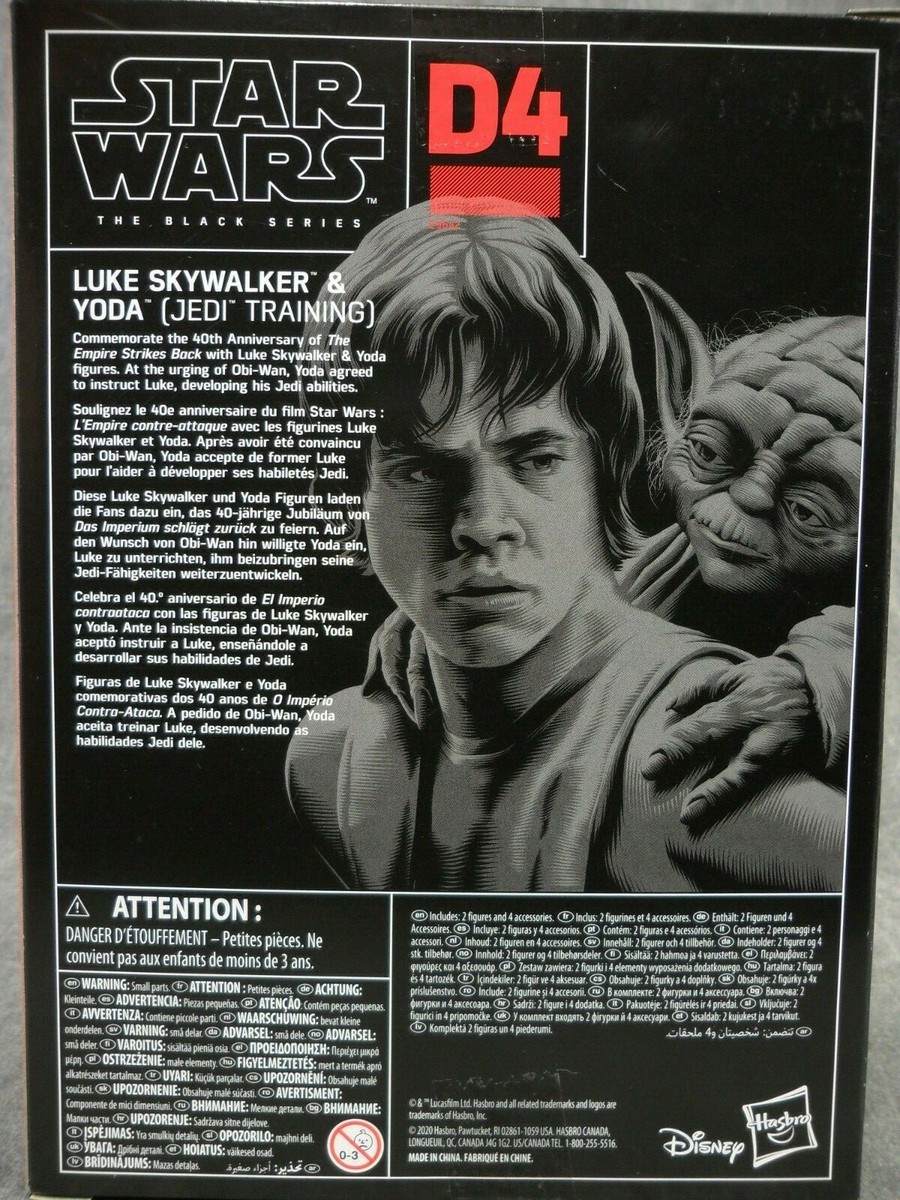 Star Wars Black Series NEW * Luke Skywalker & Yoda Jedi Training
