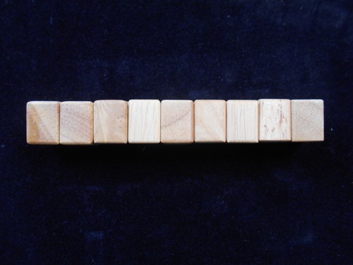 Word Snake - secret message wood brain teaser puzzle - 9 Block -DESIGN YOUR OWN - Picture 2 of 4