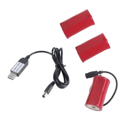 USB Power Converter Cable Cord for 4.5V Devices Replace 3x1.5V LR20 D Batteries