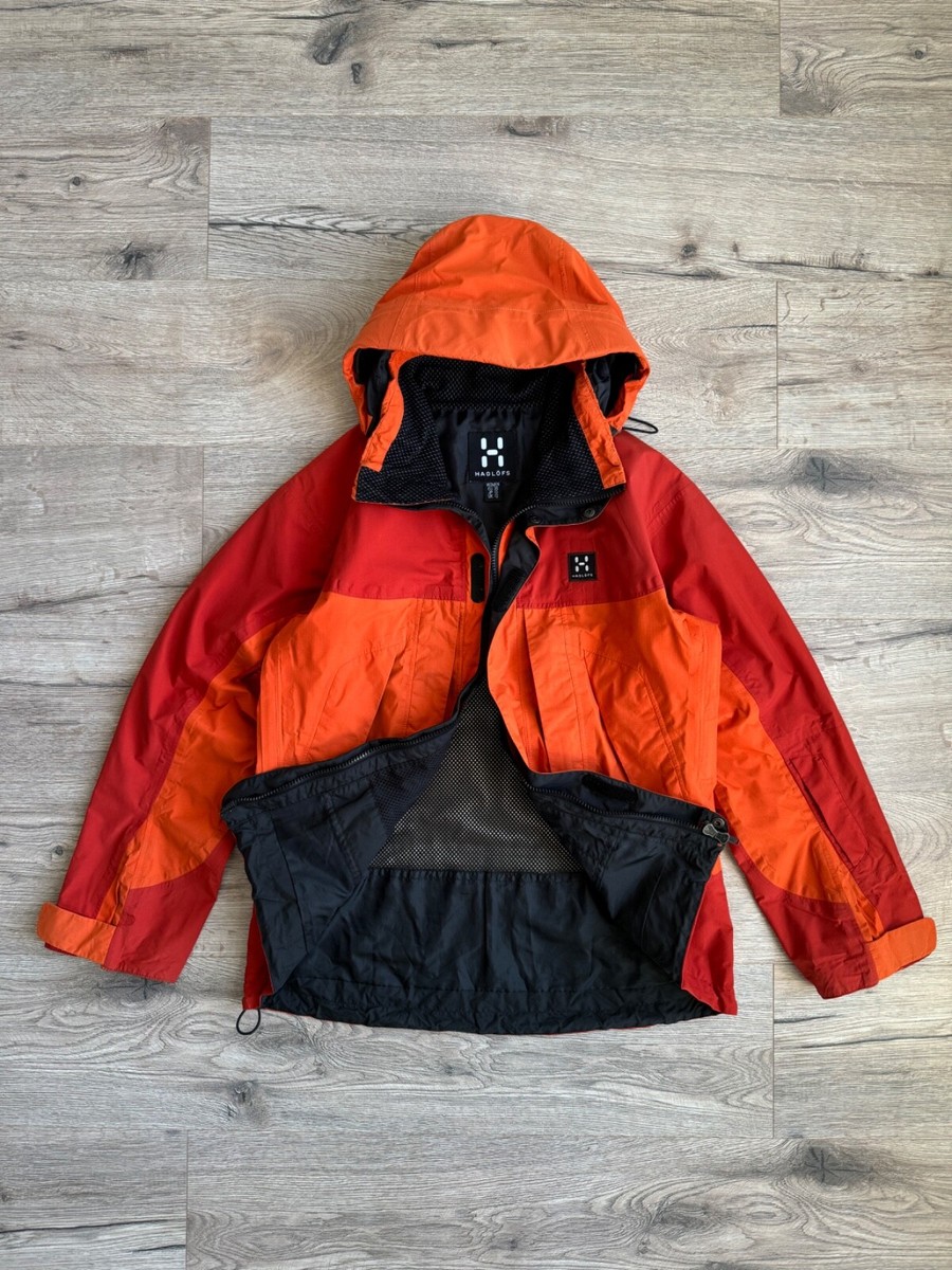 Haglofs Gore-Tex Women's Orange Jacket Outdoor Vintage | eBay