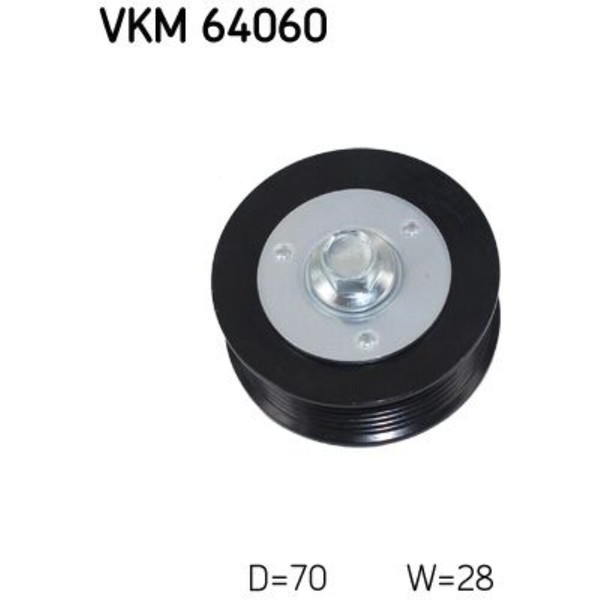 SKF Umlenk FüHrungsrolle Keilrippenriemen FüR Mazda 6 Kombi Hatchback-image