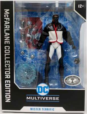 DC Multiverse Collector 7 Inch Figure Wave 8 - Mister Terrific (JSA) Platinum