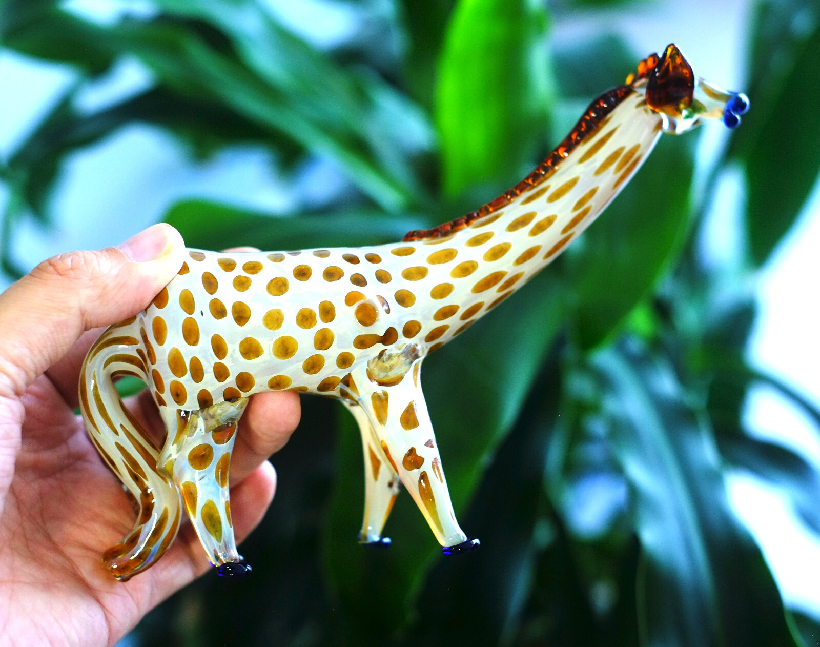 7" giffera Made inUSA Glass Art TOBACCO  Smoking Hand Pipe