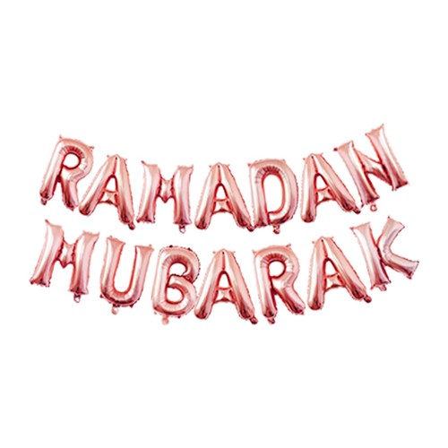 Ramadan Eid Mubarak PARTY DECORATIONS FOIL BALLOONS LETTER BUNTINGS - Picture 15 of 27
