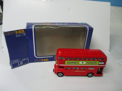 Tomica Tomy LONG Double Decker Routemaster Bus "Barne's Piano", boxed