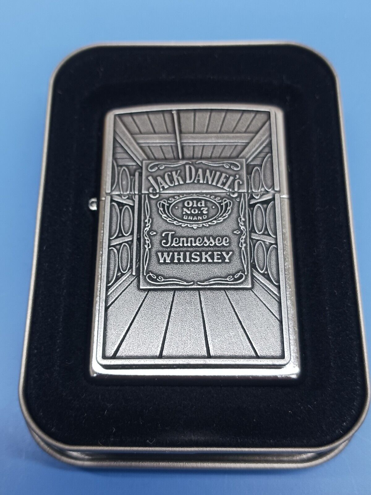 Zippo 24445 Jack Daniel's Barrel Street Chrome