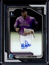 2024 Bowman Chrome #CPA-AK Aldalay Kolokie Chrome Prospect Autographs