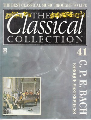 Rare-The Classical Collection-41-C.P.E. Bach-Baroque Masterpieces-L50-Magazine