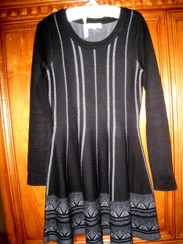 Sweater Knit Dress Midi 