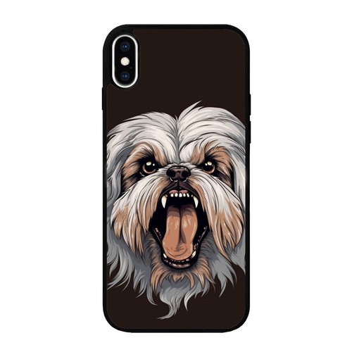 Playful cartoon Shih Tzu art Protective Cover For Motorola Moto iPhone - Picture 16 of 25