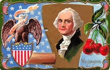 4th of July Independence Day Patriotic Eagle US Flag Shield Vtg Postcard F7