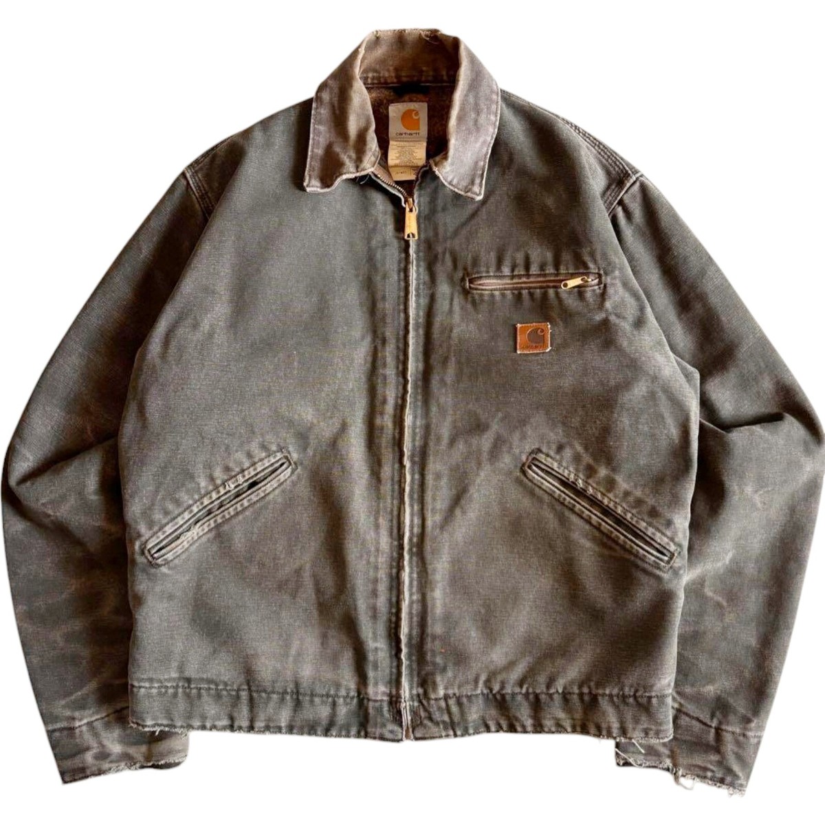 Vintage Carhartt Detroit Jacket J97 MOS Size M Green Canvas Vintage Carhartt Detroit Jacket J97 MOS Size M Green Canvas