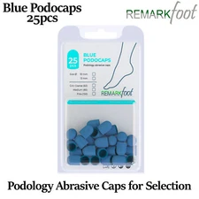 Nail Pedicure PODO Caps Sanding Callus Nail Surface File Cuticle Remove 25pcs