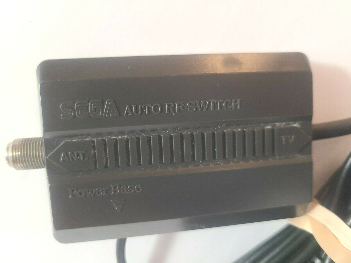 セガサターン　非売品　Movie Tools Cinepack for SEGA Official OEM SEGA Master System Model 3035 AUTO RF SWITCH SMS