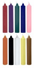 Paquete de 4 velas "jumbo" 9"x11/2 sin pe…