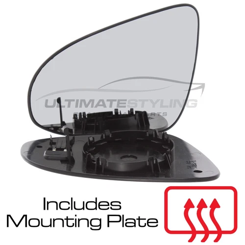 Wing Mirror Glass For Toyota Aygo 2014-2022 Heated Convex Passenger Side Left