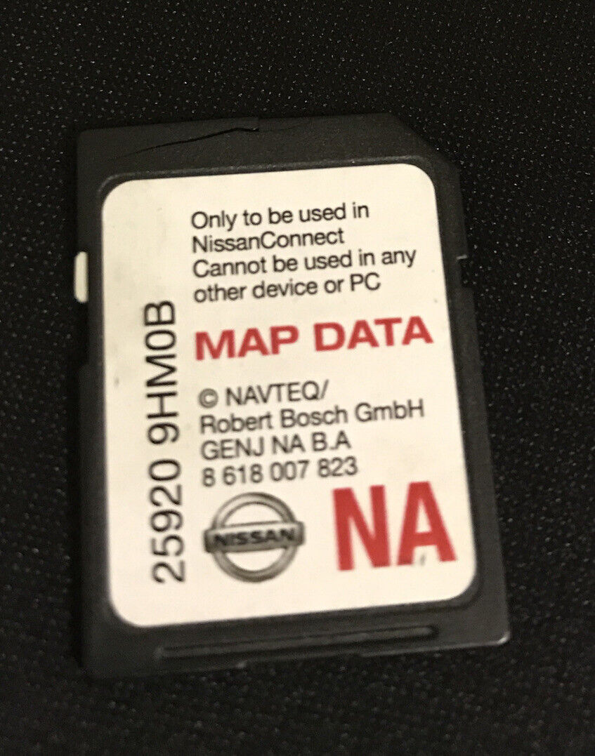 OEM NISSAN 25920 9HM0B MAP DATA SD CARD