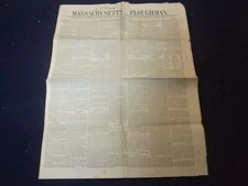 1846 DECEMBER 19 MASSACHUSETTS PLOUGHMAN -PROF. MITCHEL- DANIEL WEBSTER- NP 5139
