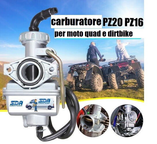 Carburatore PZ20 50cc 70cc 90cc 110cc 125cc ATV Quad Go-kart Carburatore
