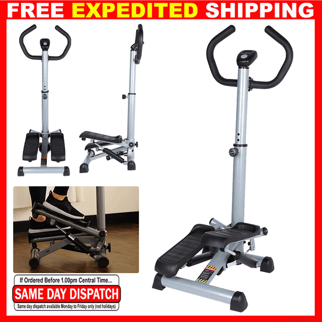 Foldable Stair Step Exercise Machine Cardio Fitness Easy Home Gym