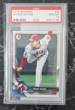 Shohei Ohtani [Purple] #49 Prices | 2018 Bowman | Baseball Cards