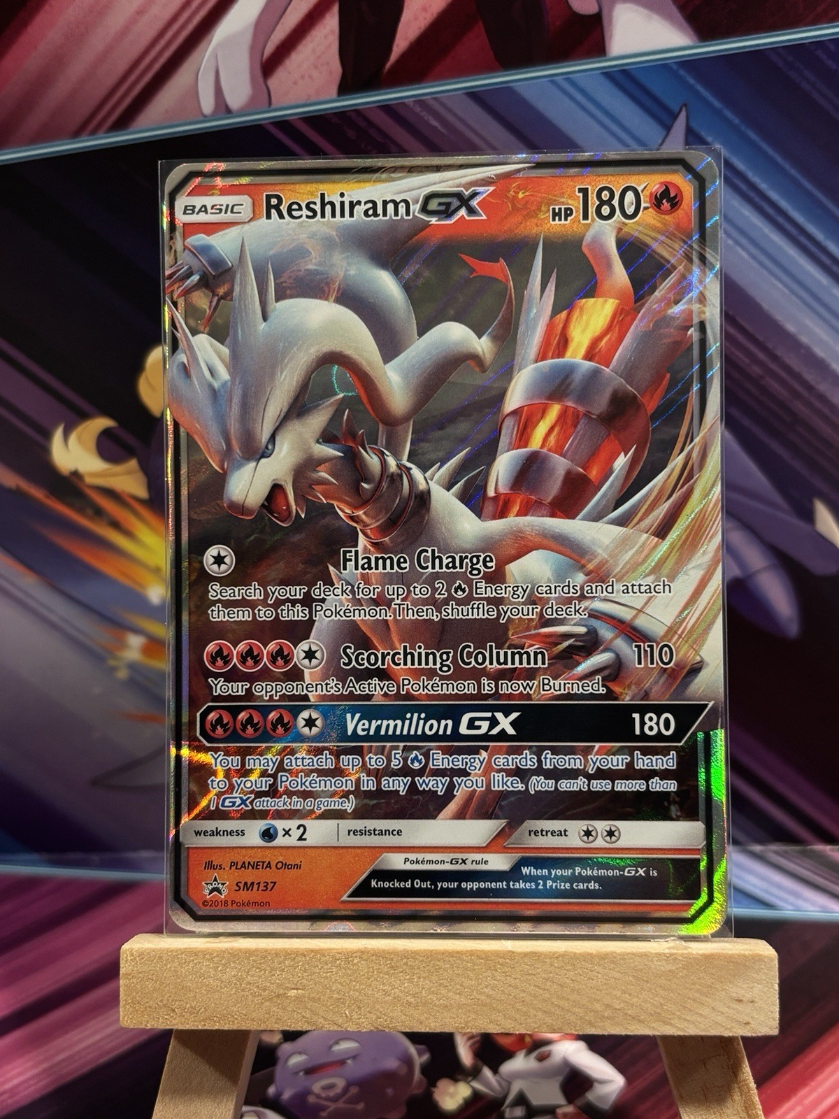 Pokèmon TCG - Reshiram GX SM137 - Black Star Promo - NM/M