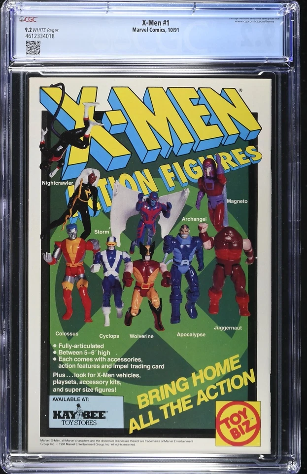 X-Men #1 (1991) – CGC 9.2 WHITE – Jim Lee, 1st Acolytes, Gatefold Cover - Image 2 of 2