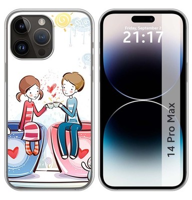 TuMundoSmartphone Silikonhülle TPU Flexible Für iPhone 14 Pro Max 6.7 Zoll
