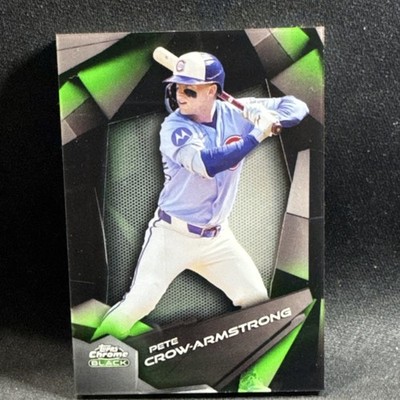 2026 Topps Chrome Black Depth Of Darkness Pete Crow-Armstrong #DOD-12 SSP Cubs