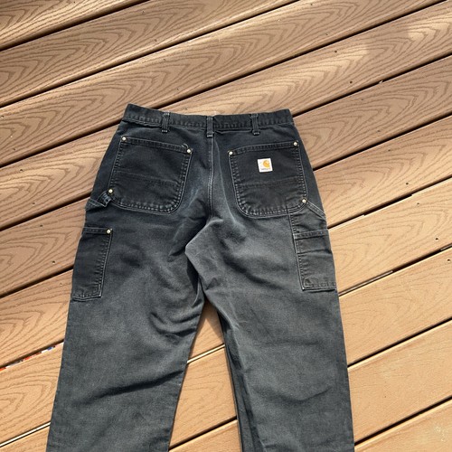 Vintage Carhartt Men's Double Knee Pants Amazing Perfect Sun Faded 32x30 by Carhartt, $140 - Photo 7