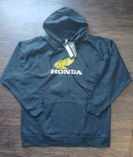 NWT Honda Wing Racing Hoodie Gold Black Retro Collection Size 2XL