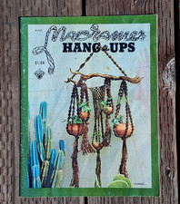 Vintage Craft Course Pub. H-213 "Macrame Hang-Ups" 11 Macrame Projects 1973