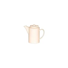 Service Ideas TS-612-ST Teapot with Lid - Solid Color, Almond