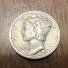1934 MERCURY SILVER DIME ACTUAL COIN Get Yours And More Today And Save