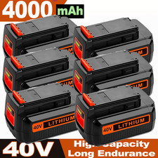 40V 4.0Ah LBX2040 for Black and Decker 40 Volt Lithium Battery LBXR36 LBX1540 US