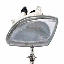 Halogen Scheinwerfer links H4 für Fiat Seicento/600 inklusive Lampen