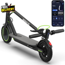Electric Scooter Folding E Scooter with Solid Tires and Dual Braking for Teens  