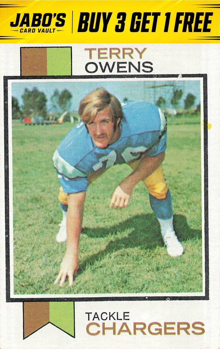 1973 Topps #284 Terry Owens Vintage Football Card