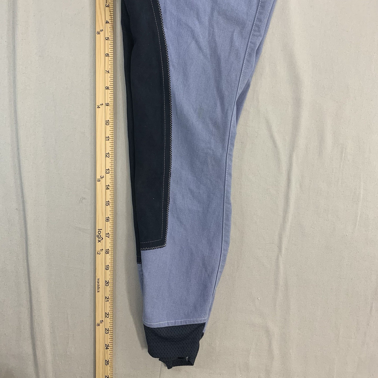 Ariat Pro Series Pants 26R Blue Equestrian Riding Slim Padded Activewear