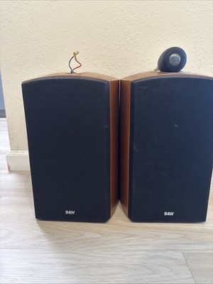 B&W - BOWERS AND WILKINS NAUTILUS 805 SPEAKERS Missing Detail As Is Works