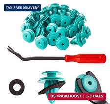 100Pcs for Toyota Door Trim Panel Clips - Trim Door Panel Retainer Clips with Fa