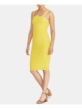 RACHEL ROY Womens Yellow Sleeveless Knee Length Body Con Dress Size: XS