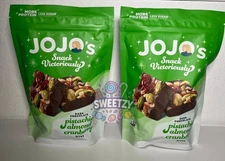 2 PACK JOJO's Snack Victoriously Dark Cocoa Pistachio Almond Cranberry 14.4oz