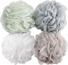 Bath Sponge Shower Loofahs 60g Mesh Pouf Bath Scrunchies Body Wash Puff Shower