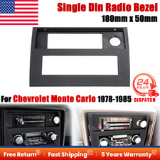 Single Din Radio Bezel For Chevrolet Monte Carlo 1978-85 180mm X 50mm 3d Printed