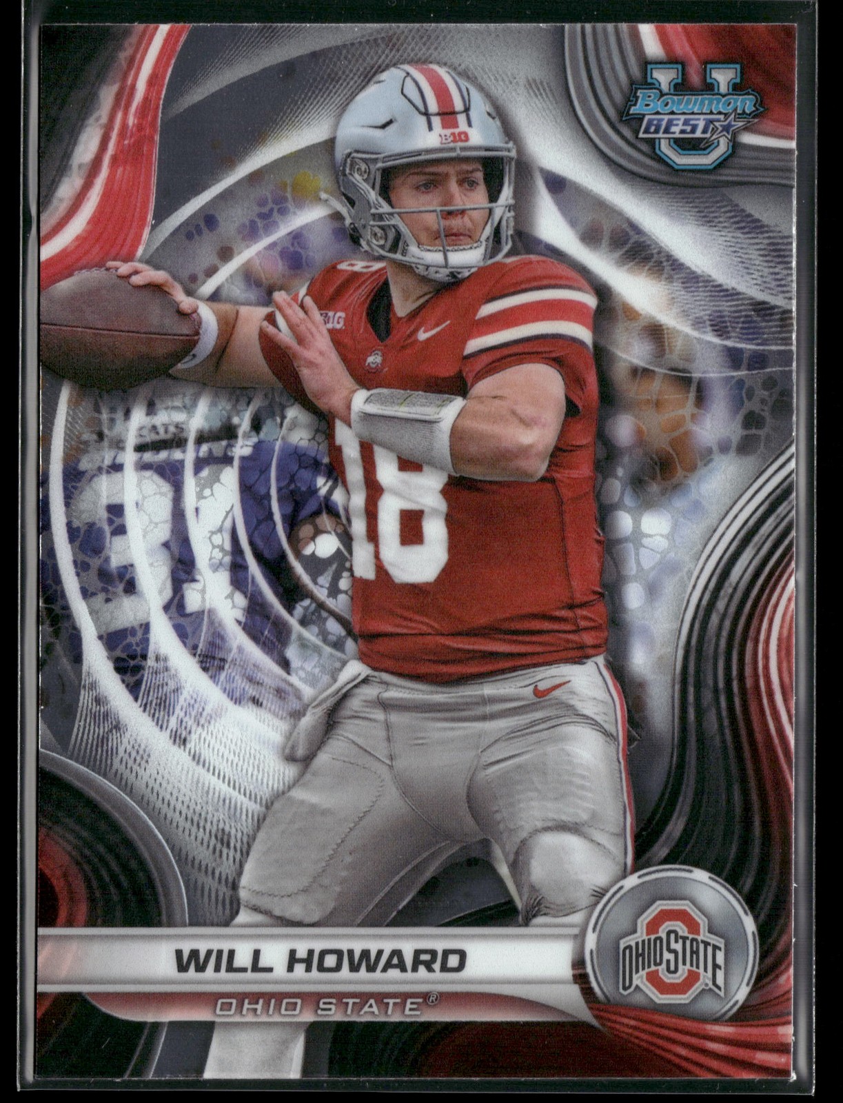2024 Bowman University Best #68 Will Howard