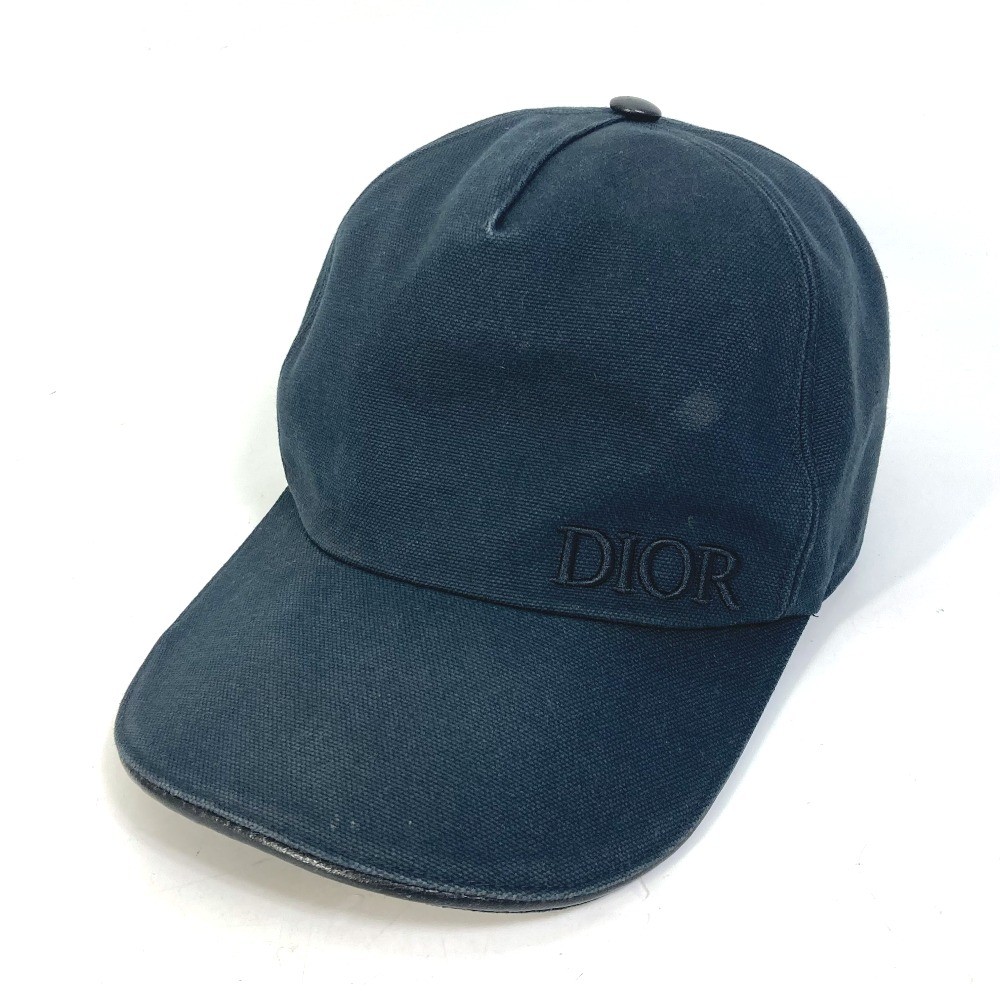 Dior 933C902D4511 logo hat cap baseball cap cotton Black | eBay