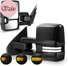 Towing Mirrors for Chevy Silverado/Gmc Sierra 1500 2014-2018 , 2500HD/3500HD 2