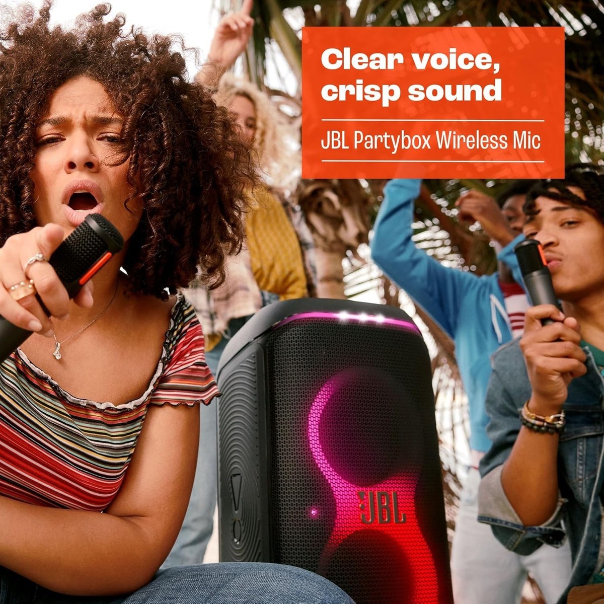 JBL JBLPBWIRELESSMICAM-Z PartyBox Wireless Two Microphone Kit for